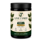 Live 7 Free Nano whole leaf kratom tablets, 100 count jar