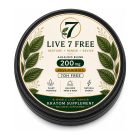 Live 7 Free Nano whole leaf kratom tablets, 20 count tin