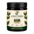 Live 7 Free Nano whole leaf kratom tablets, 50 count jar