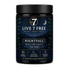 Live 7 Free Nightfall red vein whole leaf tablets, 240 count jar