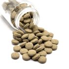 Live 7 Free Sunrise tablets poured from the jar